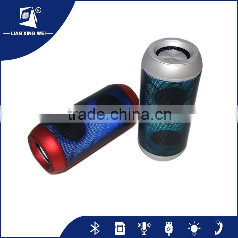 2016 lastest model hot sale waterproof cylinder portable speaker bluetooth speaker