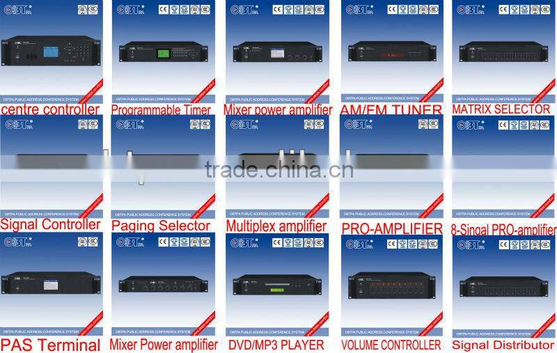 IP network pa public address solution for school bell system, prison, train OBT-9708