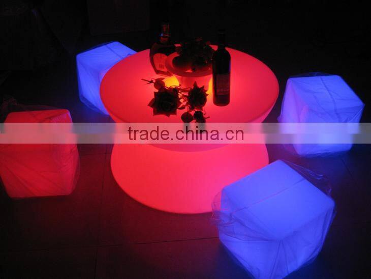 unique led round bar table furniture for sale led light bar table