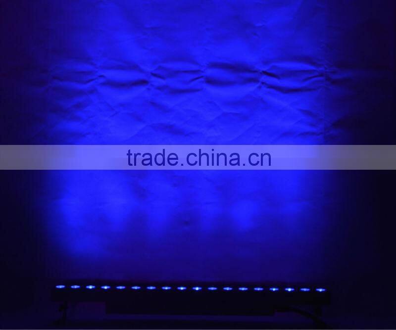 180W DMX LED bar light 18pcs 10w four in one wash lighting