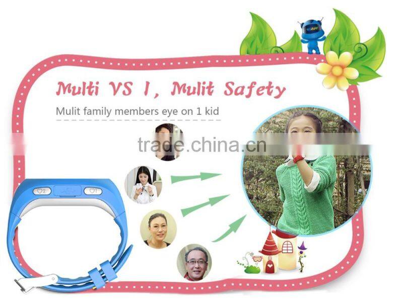 SOS emergency dial smart kids gps watch tracker