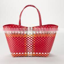 Plastic Woven Straps Shopping Bag