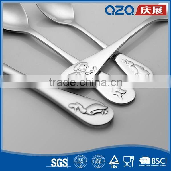 Asia factory flatware set cuttlery baby stainless steel spoon and fork