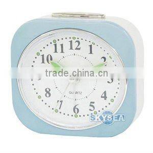 Retro plastic table alarm clock bedside clock