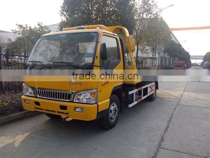 blue color 4*2 Forland flatbed tow truck for sale