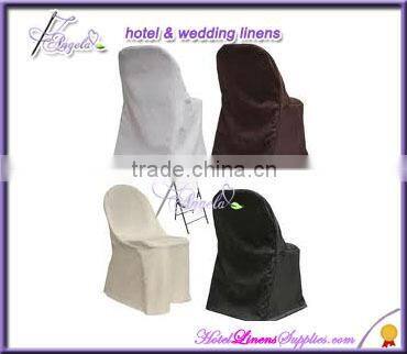 white folding chair covers, ivory folding chair covers, black folding chair covers made of polyester fabric