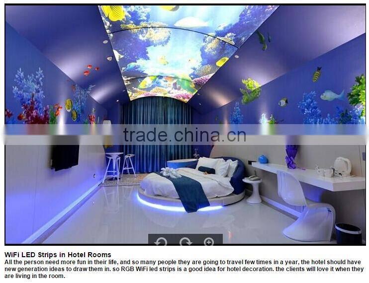 Home automation with zigbee smart strip light smd flood light