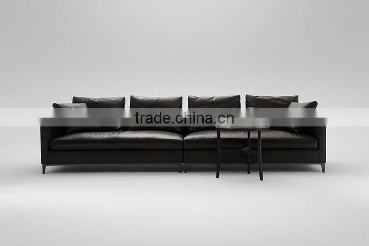 HANM Modern Luxury furniture living room sofa bed leather sofa chair