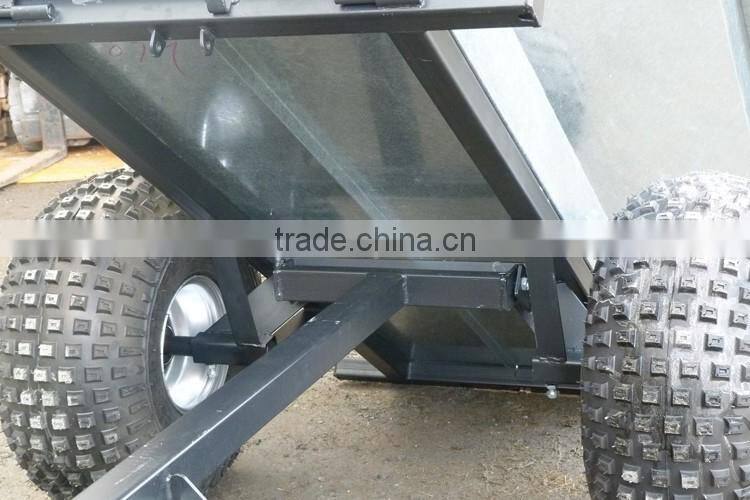 Powder coated ATV tow behind trailer