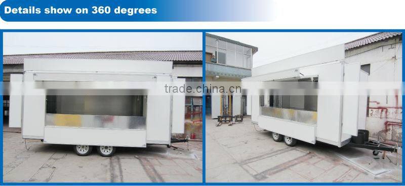 2015 HOT SALES BEST QUALITY BBQ food caravan snack food caravan food caravan for sales