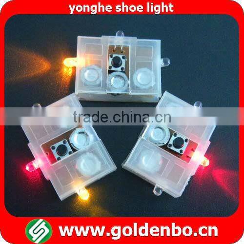 14 years LED flashing light child shoe decorations