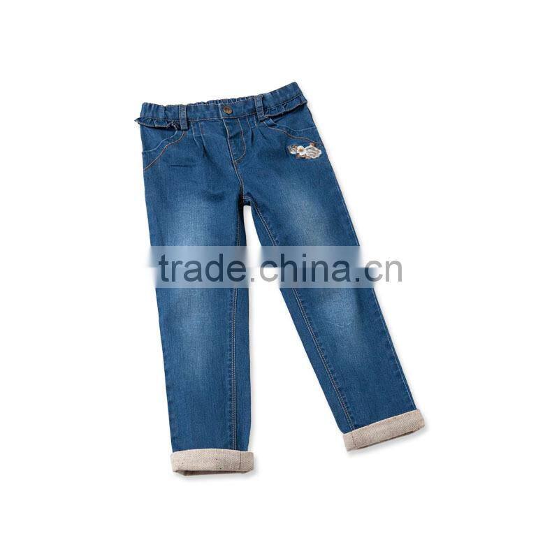 DK0095 dave bella 2015 autumn children's jeans kids trousers children's fashionable jeans child jeans boys pants girls pants