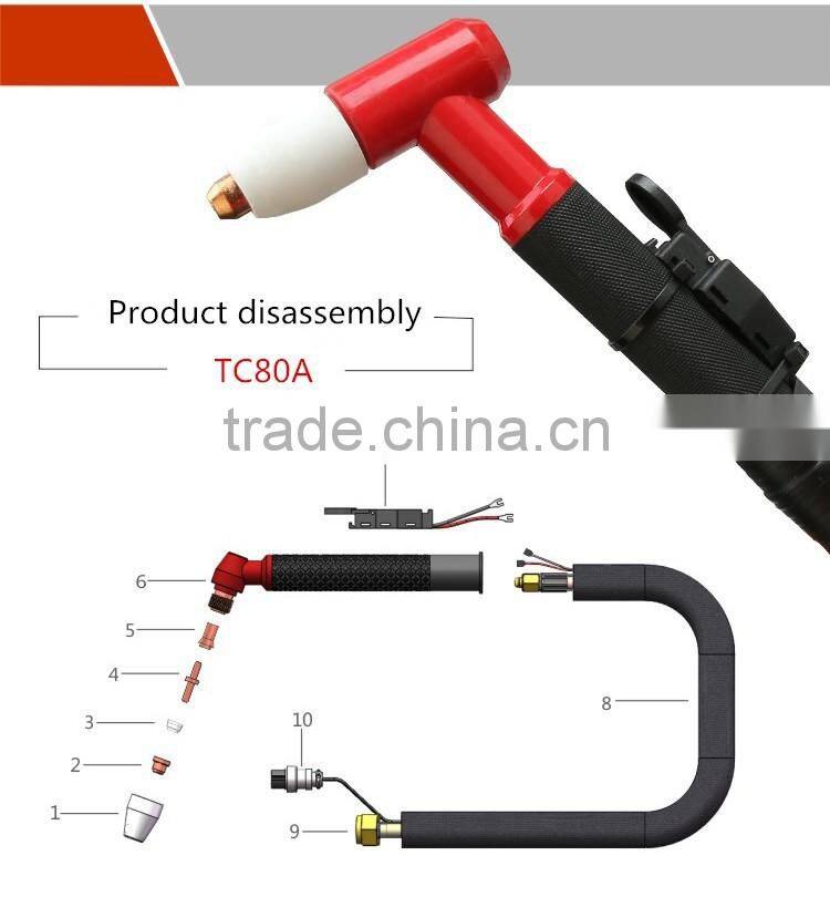 AIR plasma cutting gun TC80A CUT machine plasma cutting torch