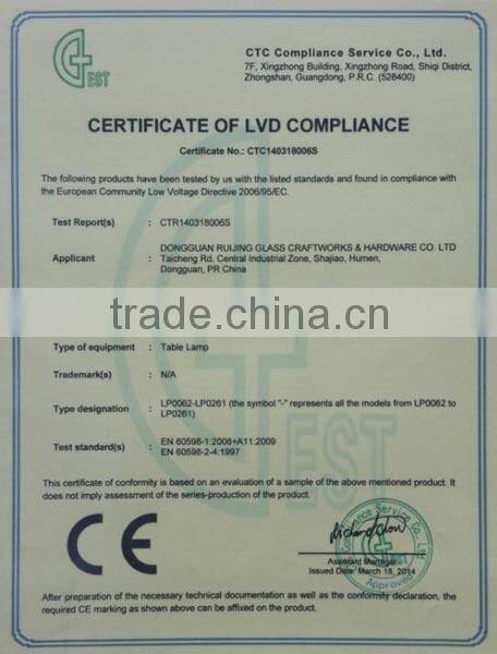 Hotel elegant ceramic table lamp