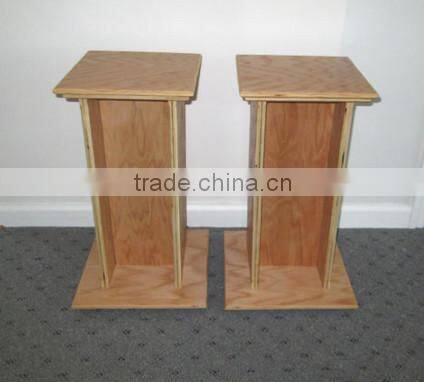 Solid unfinished wood lectern or peaker stands,Raise your speakers 20inches or more cabinet grade all wood