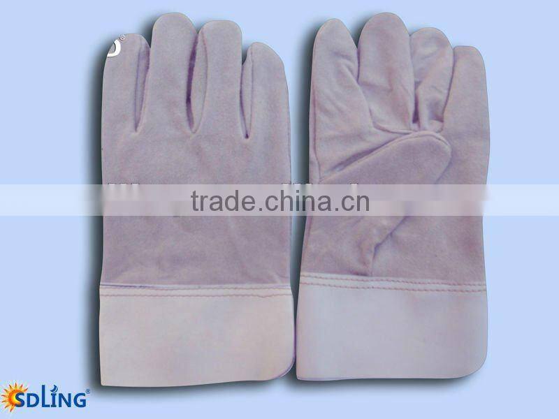 Leather welding glove