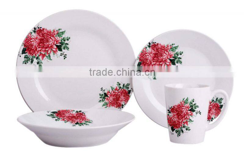 wholesale pure white nice design hotel porcelain used restaurant dinnerware