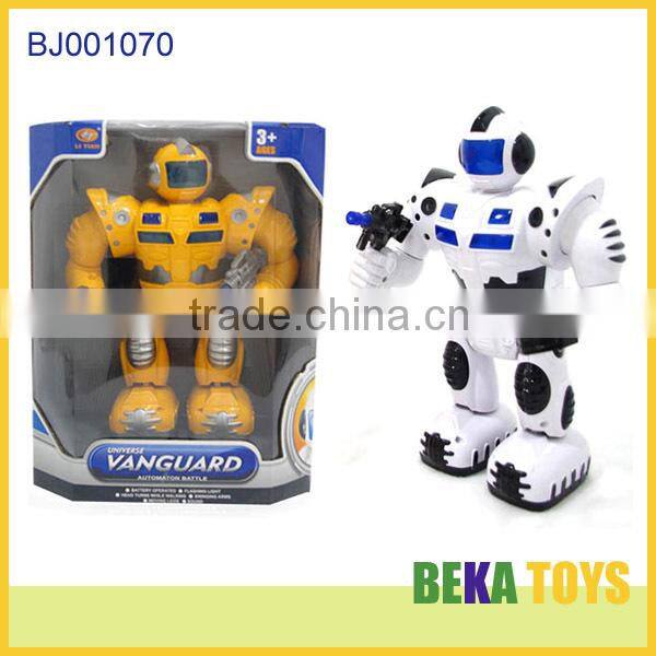 2015 Hot new toy small plastic robot battery operated toy robot for kid