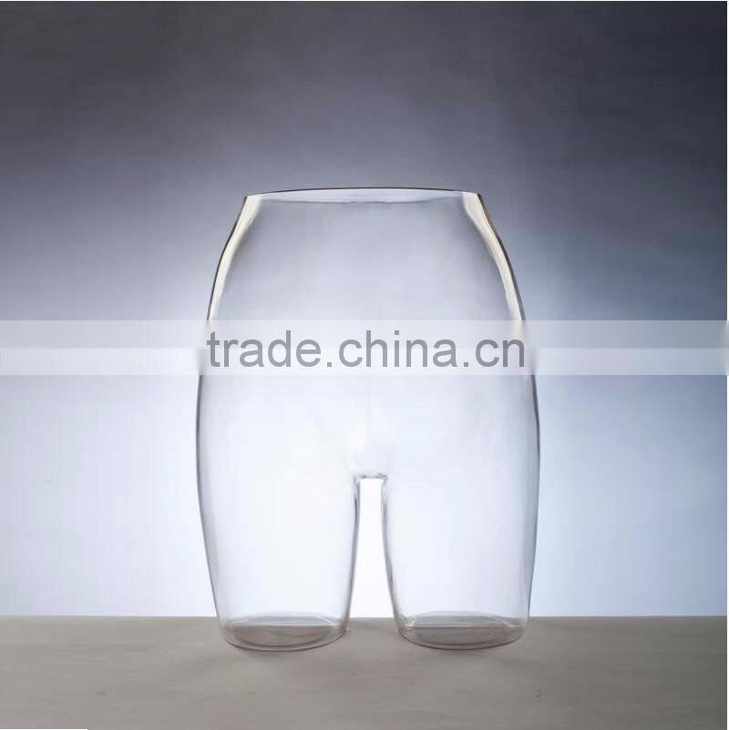 2014 new PC pro-environment transparent male hip mold man torso mannequin