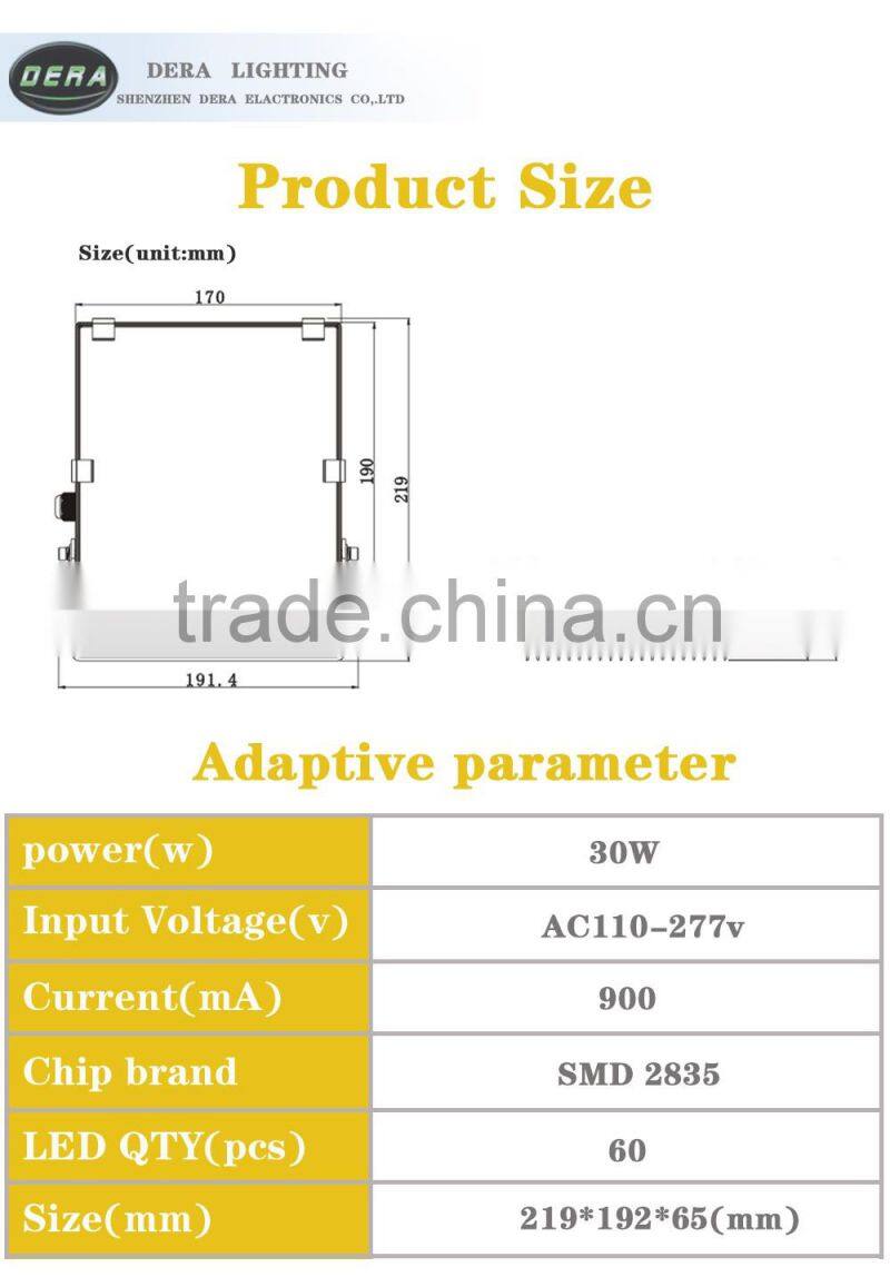 shenzen outdoor ip65 30w led flood light outdoor lighting