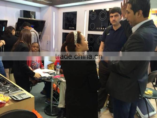 Tempered Glass self venting Commercial range hood