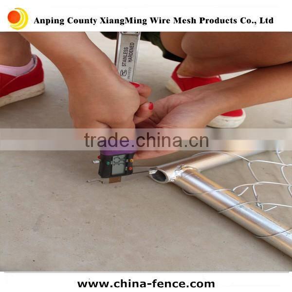 No-dig galvanized metal temporary chain link fence for America supplier