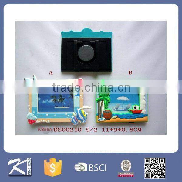 2015The newest design soft pvc photo frame