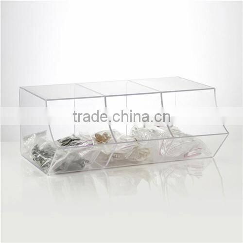 3 tiers clear stackable acrylic candy display case,acrylic candy box,acrylic candy bins wholesale