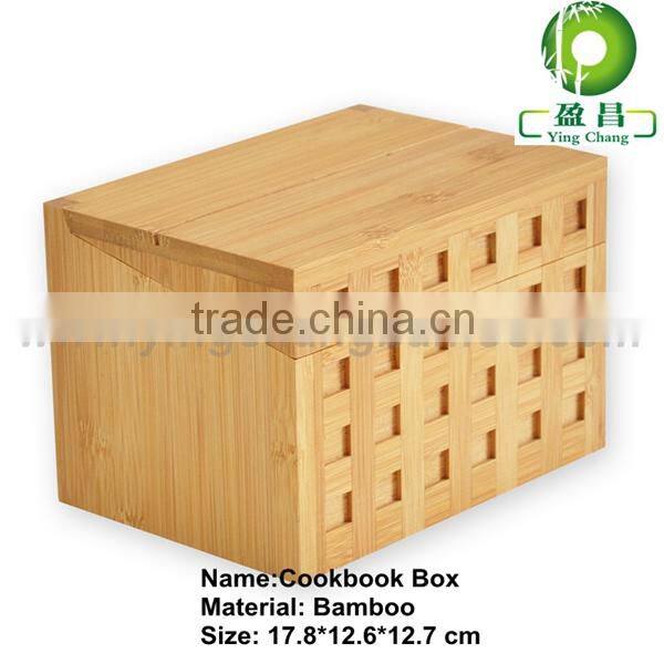 bamboo box with lid Asian tea box travel tea set