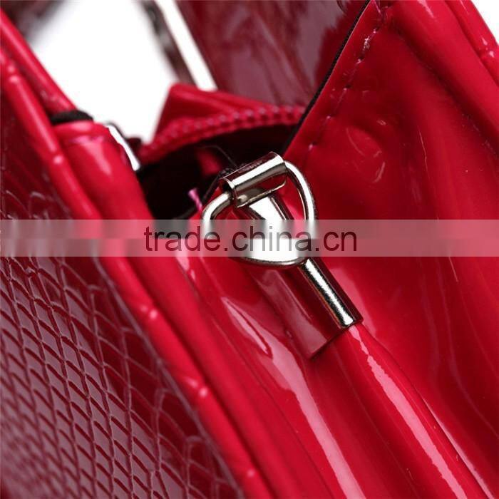 2016 Ladies Alligator PU Leather Handbag Women Party Evening Bag