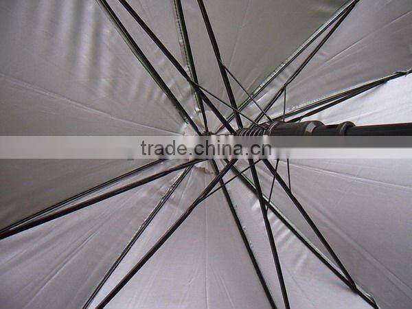 polyester with silver coating double rib reinforced square umbrella