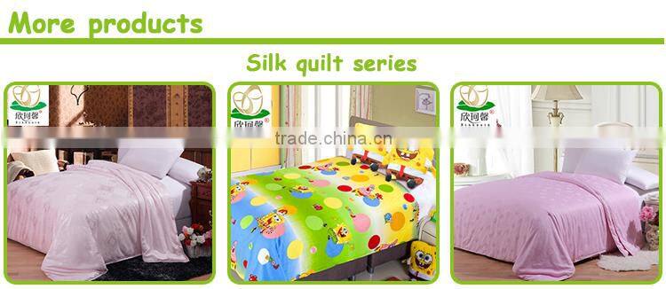 Hot sale down alternative comforter and patchwork quilt with down fiber filling