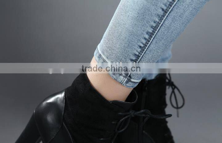 Hot-selling elegant autumn high quality women skinny jean
