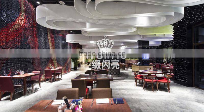 2016 New Products Sequin Wall Panel For China Clothing Store