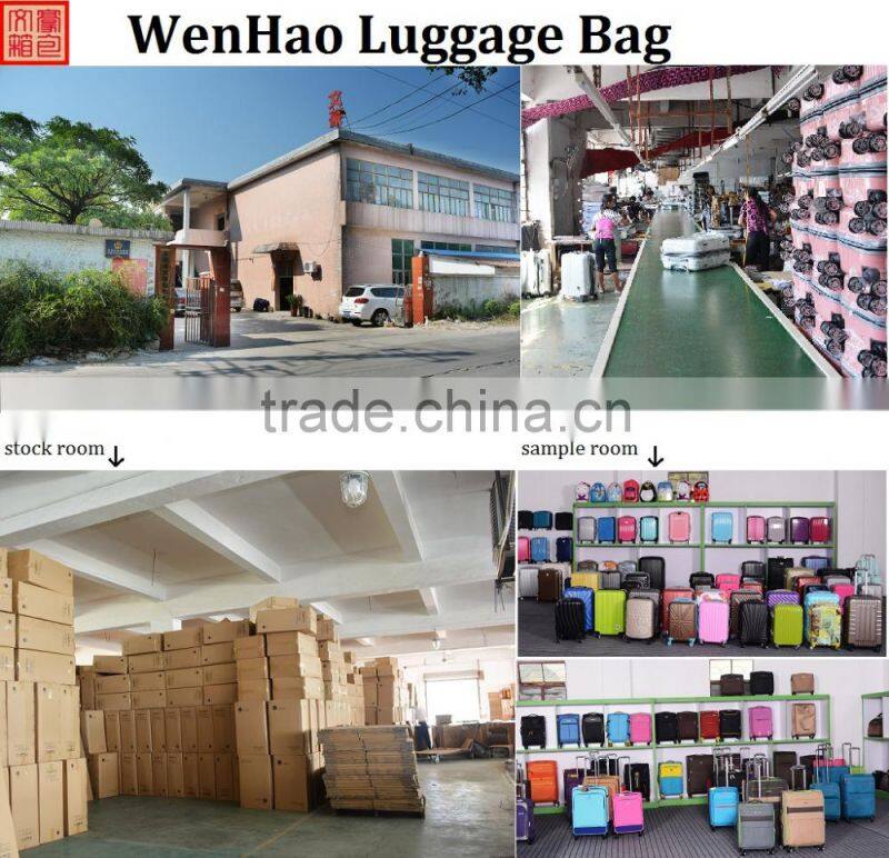 ABS+PC material bright yellow trip luggage, PC luggage