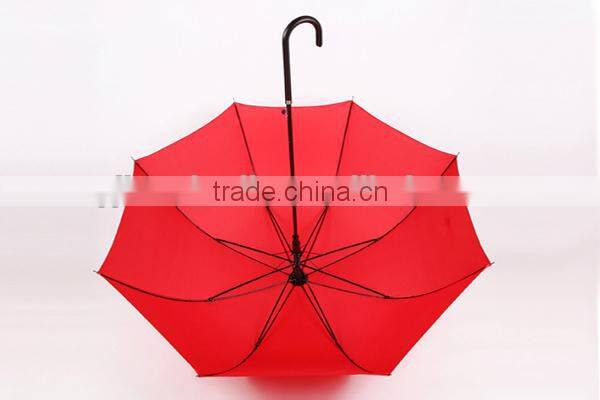 Classic Red Umbrella with Slim Long Handle