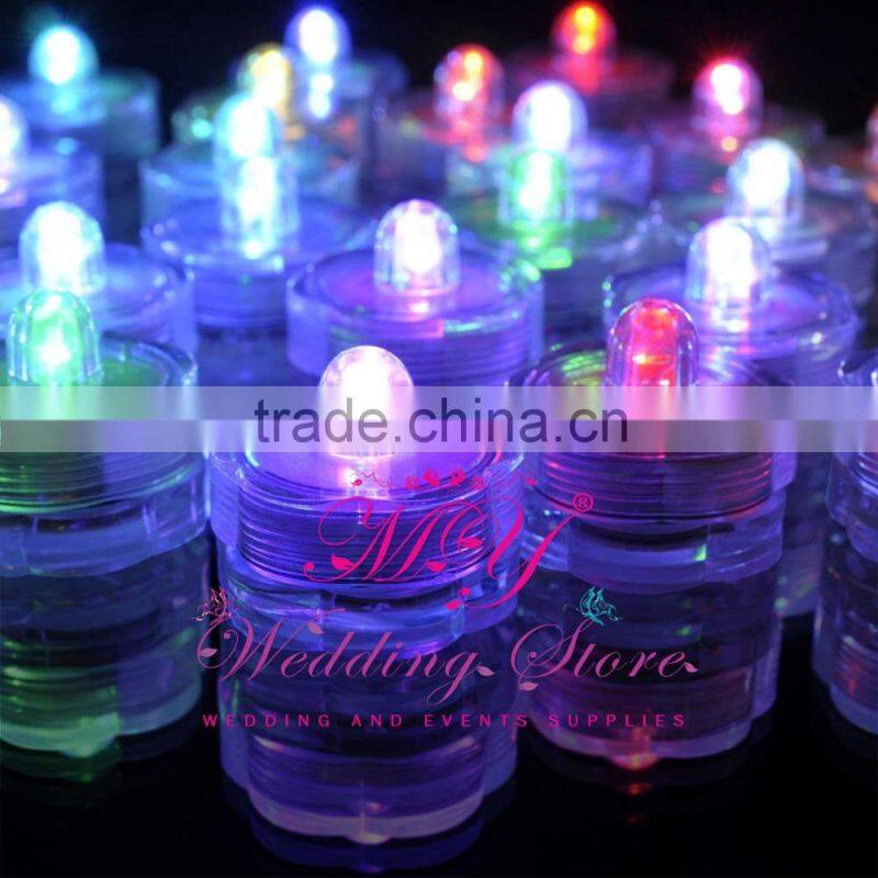 hot selling wedding led colored waterproof candle light