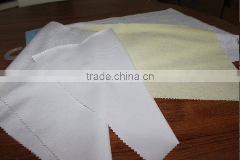 PU Laminated Waterproof Bleached Towelling Fabric(75%cotton25%polyester)