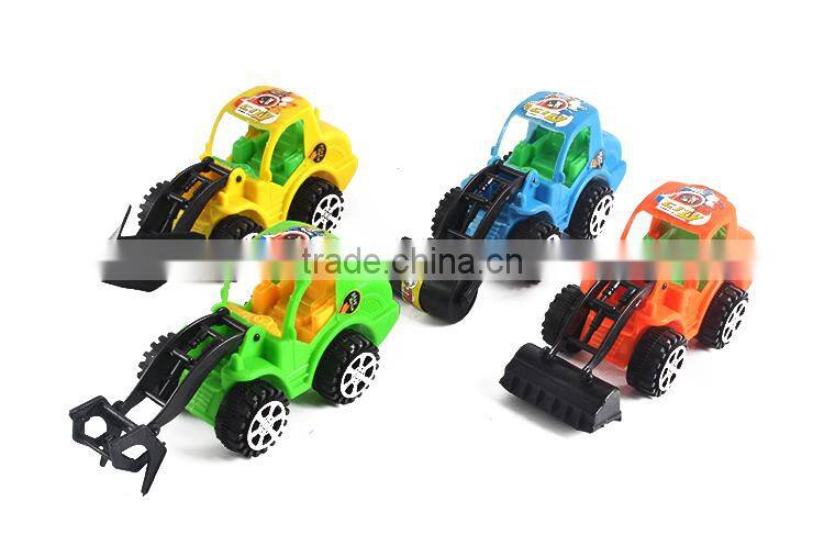 4 pcs back inengineering vehicle mini truck toy