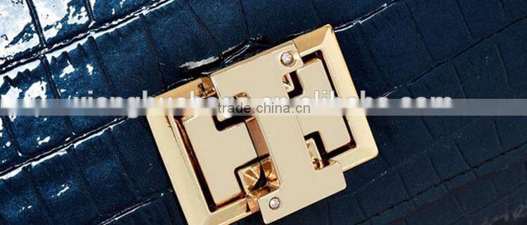 2015 new style fashionable custom luxury leather cluth bag
