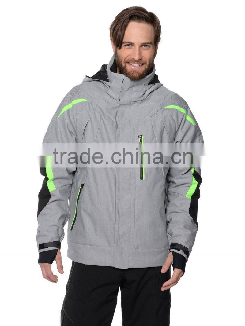 jacket man winter american style colorful ski jacket