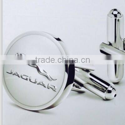 Exquisite men blue apple-shaped cufflink with brand elements cufflink for promotion