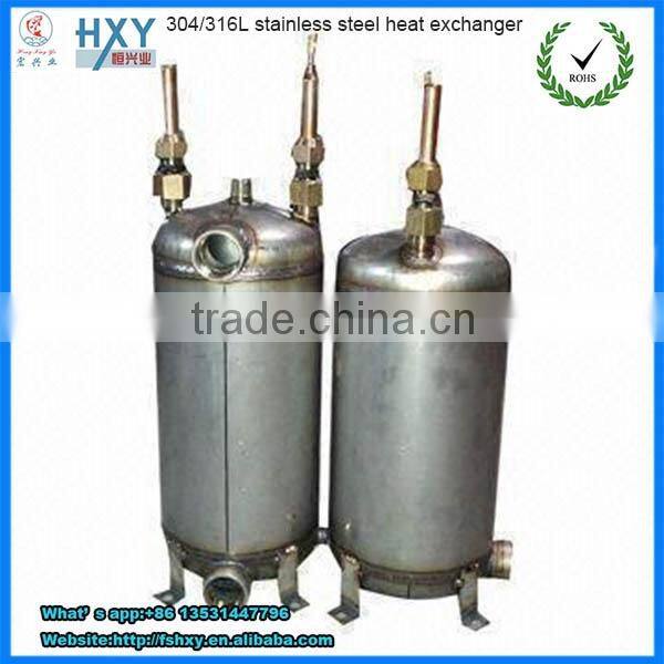 Titanium plain tube evaporator for sea water