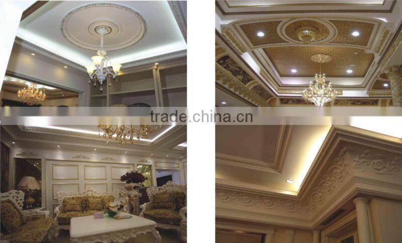 factory price polyurethane skirting/decorative wire moulding/pu foam chair rail moulding