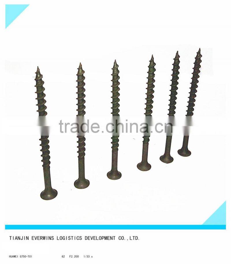 Phillips bugle head Grey phospated Coarse thread Chipboard Screws