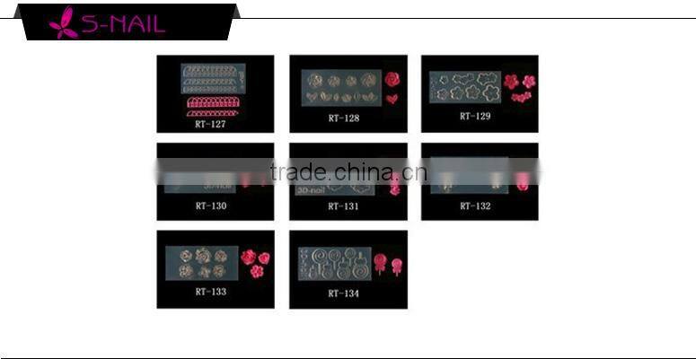 hot sell 3d acrylic nail art mold diy decoration