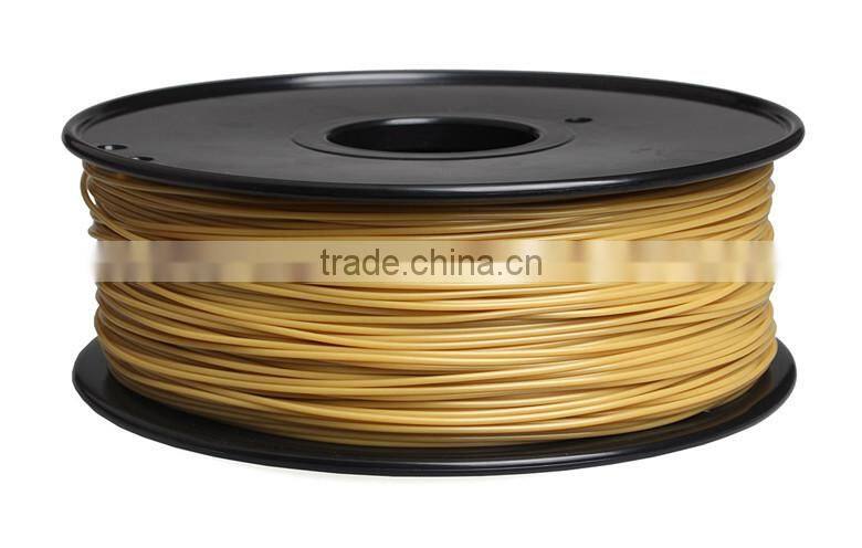 3D Printer ABS filament 1.75mm/3.0mm Yellow Glod