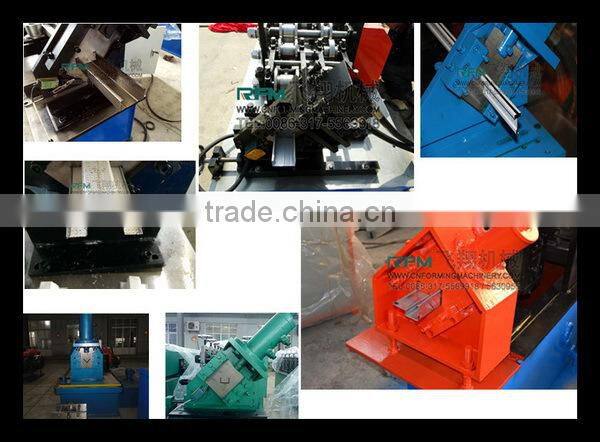 C profile hydraulic metal purlin roll forming machinery