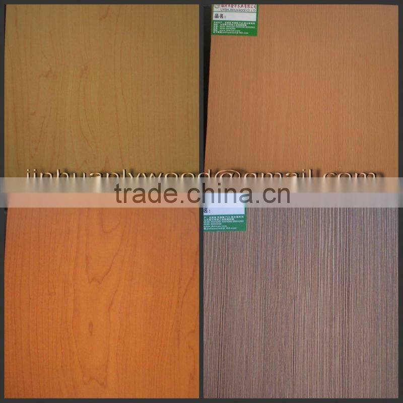Wood grain matt polyester plywood in 1220*2440mm