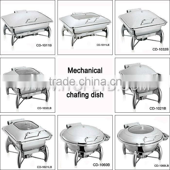 Rectangle roll top chafing dish/food warmer